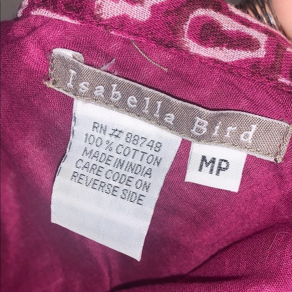 Isabella Bird Pink and Purple Patterned Maxi Skirt size MP - Picture 6 of 6